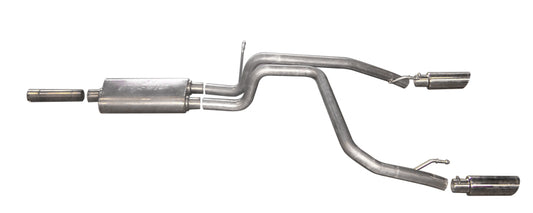 Gibson 2.25in Dual Split Cat-Back Exhaust | Dodge Nitro R/T (07-09) (616005)