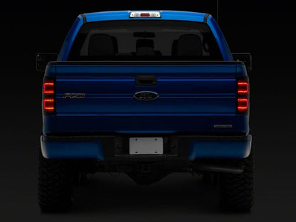 Raxiom 09-14 Ford F-150 Styleside Axial LED Tail Lights Black Housing Smoked Lens (T582534)