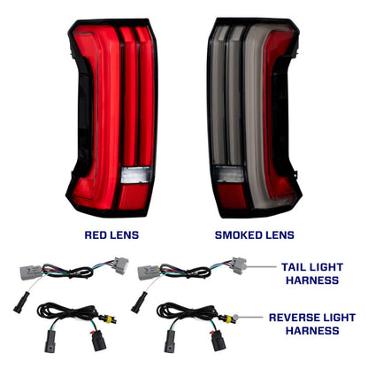 Form Lighting 2022-2025 Toyota Tundra LED Tail Lights Red (Pair)