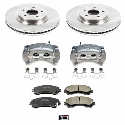 Power Stop Front & Rear Autospecialty Brake Kit w/Calipers | 2018-2021 Infiniti Q50 / Q60 (KCOE8006)