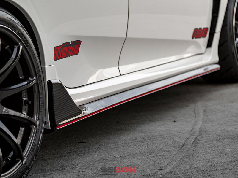 Seibon 2017 Honda Civic Type R OEM Carbon Fiber Side Skirts | Honda Civic Type R (17) (SS17HDCVR-OE)