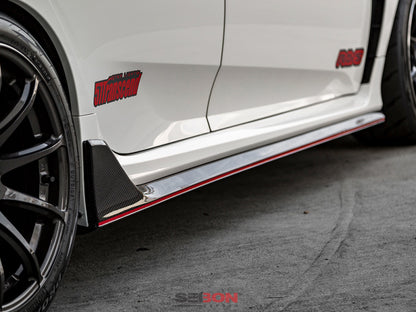 Seibon 2017 Honda Civic Type R OEM Carbon Fiber Side Skirts | Honda Civic Type R (17) (SS17HDCVR-OE)