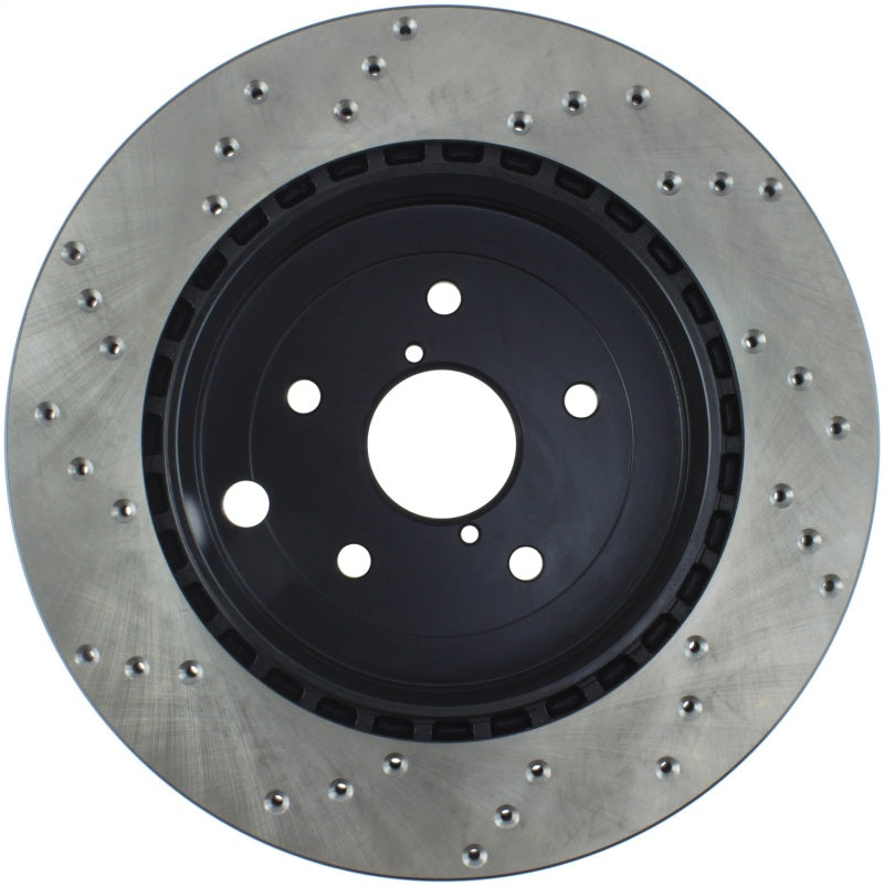 StopTech 128.47030L Sport Cross-Drilled Disc Brake Rotor for Impreza WRX STI