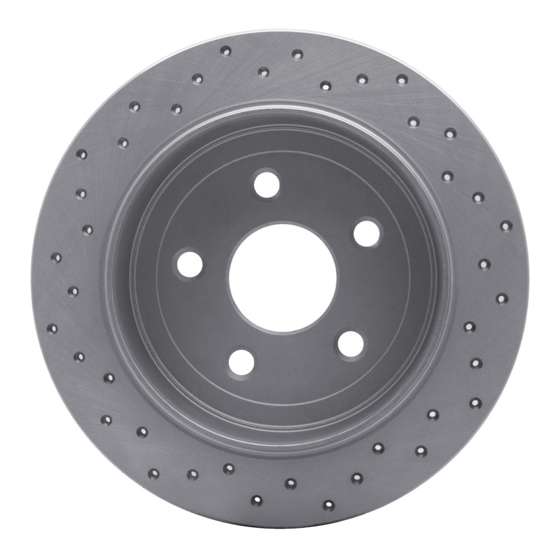 DFC Drilled Geoperformance Rotor (REAR RIGHT): Jeep Wrangler (07-18)