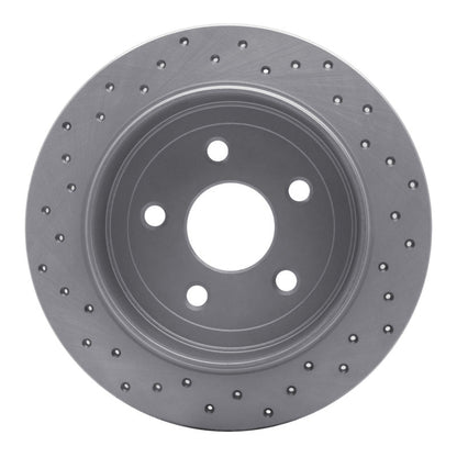 DFC Drilled Geoperformance Rotor (REAR RIGHT): Jeep Wrangler (07-18)