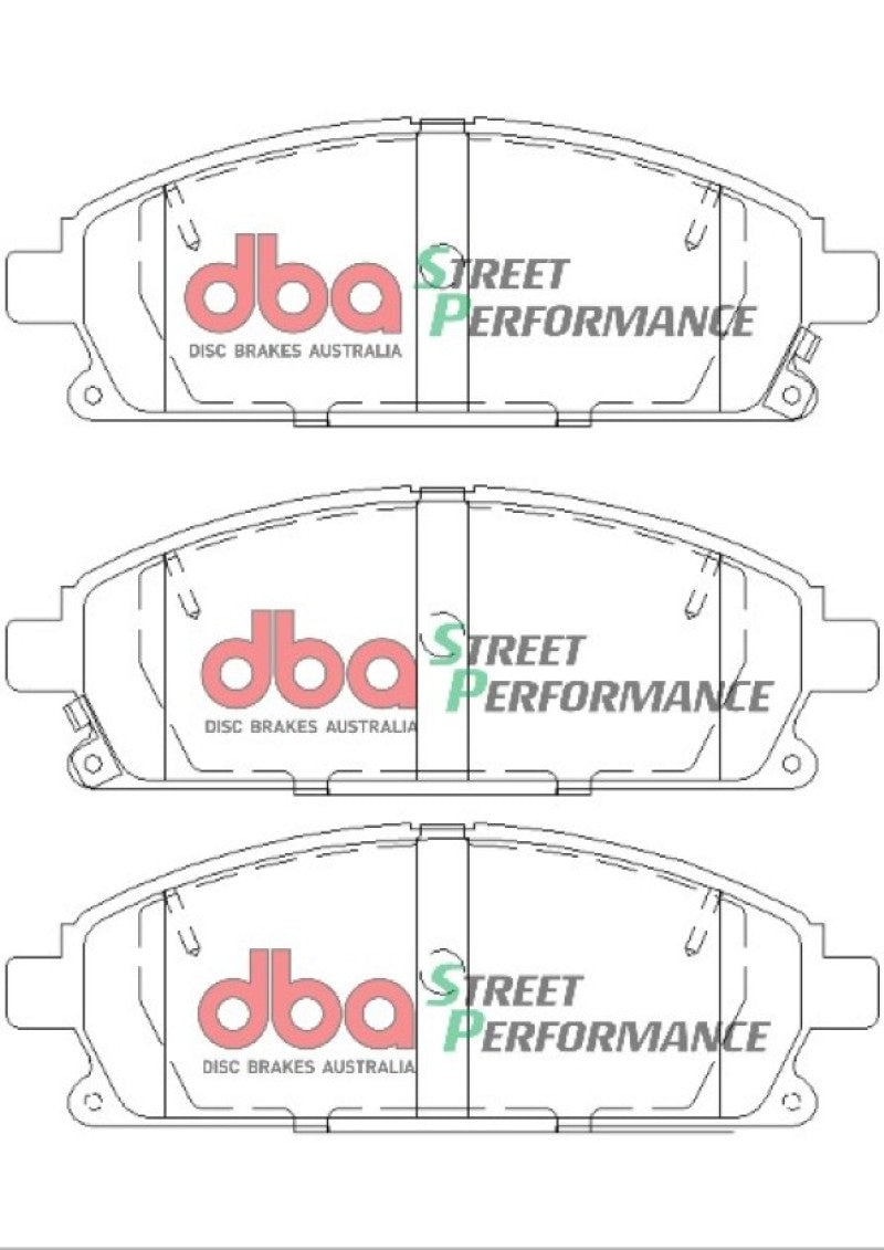 DBA SP500 Front Street Performance Front Brake Pads | Nissan Pathfinder (96-04) (DB1333SP)