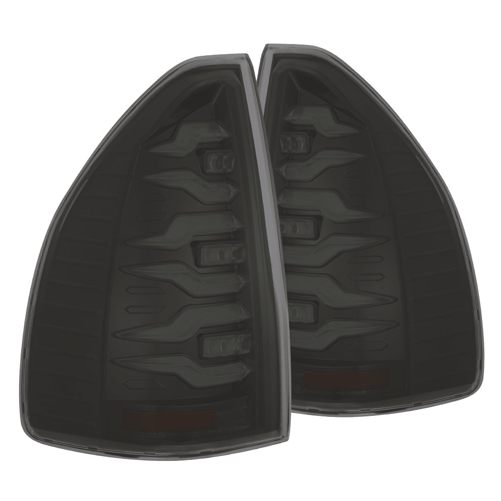 AlphaRex 14-21 Lexus GX470 Luxx-Series LED Tail Lights -Black