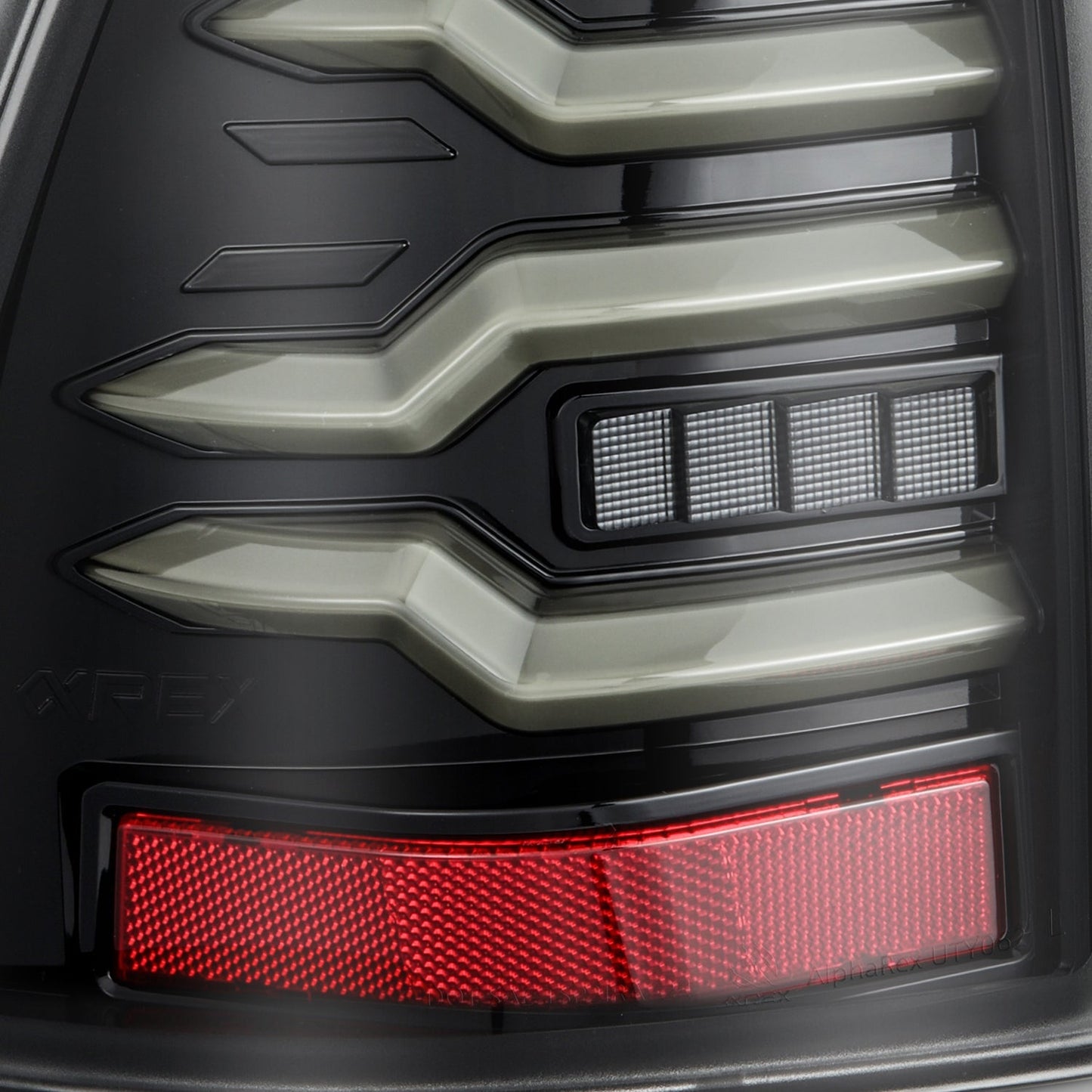 AlphaRex 03-09 Toyota 4Runner LUXX-Series LED Tail Lights Alpha-Black