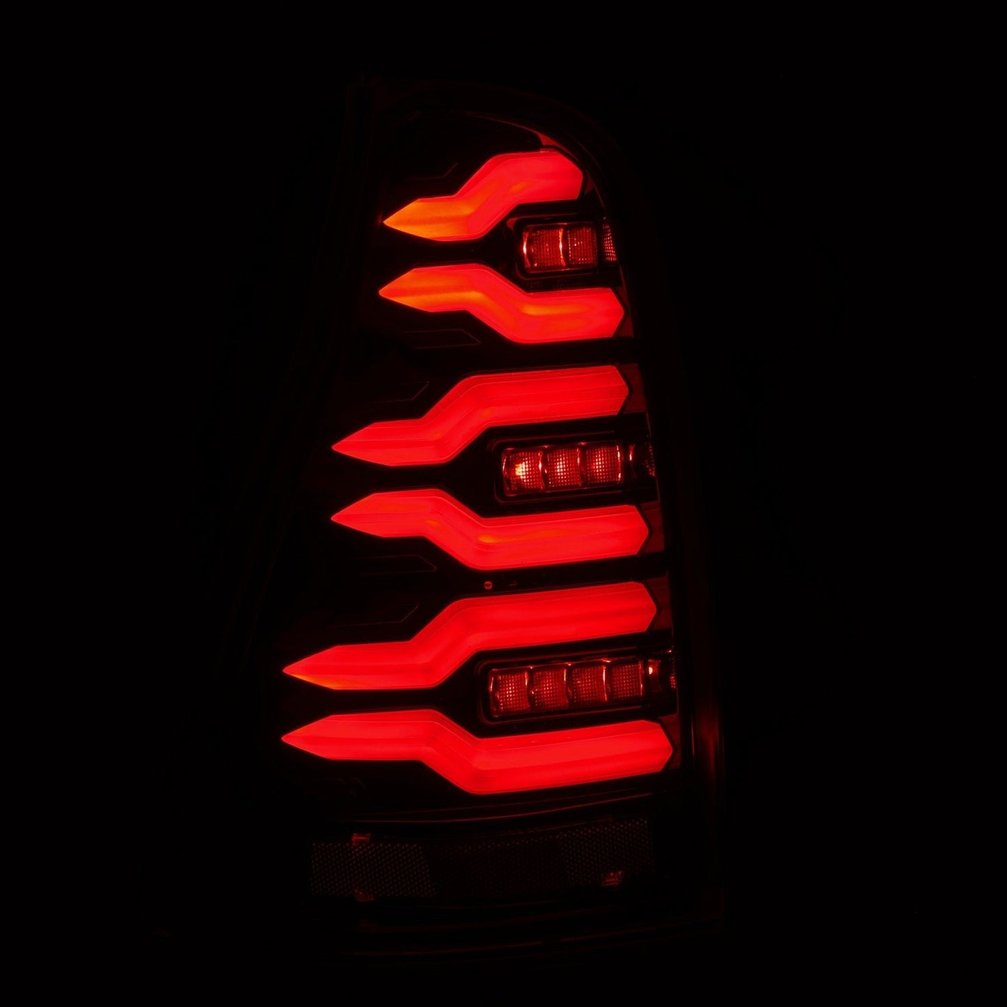 AlphaRex 03-09 Toyota 4Runner LUXX-Series LED Tail Lights Alpha-Black