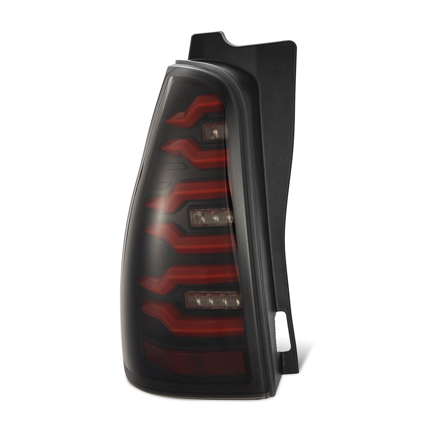 AlphaRex 03-09 Toyota 4Runner LUXX-Series LED Tail Lights Black Red