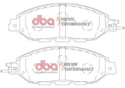 DBA XP Performance Front Brake Pads | Infiniti JX35 (13-21) (DB2378XP)