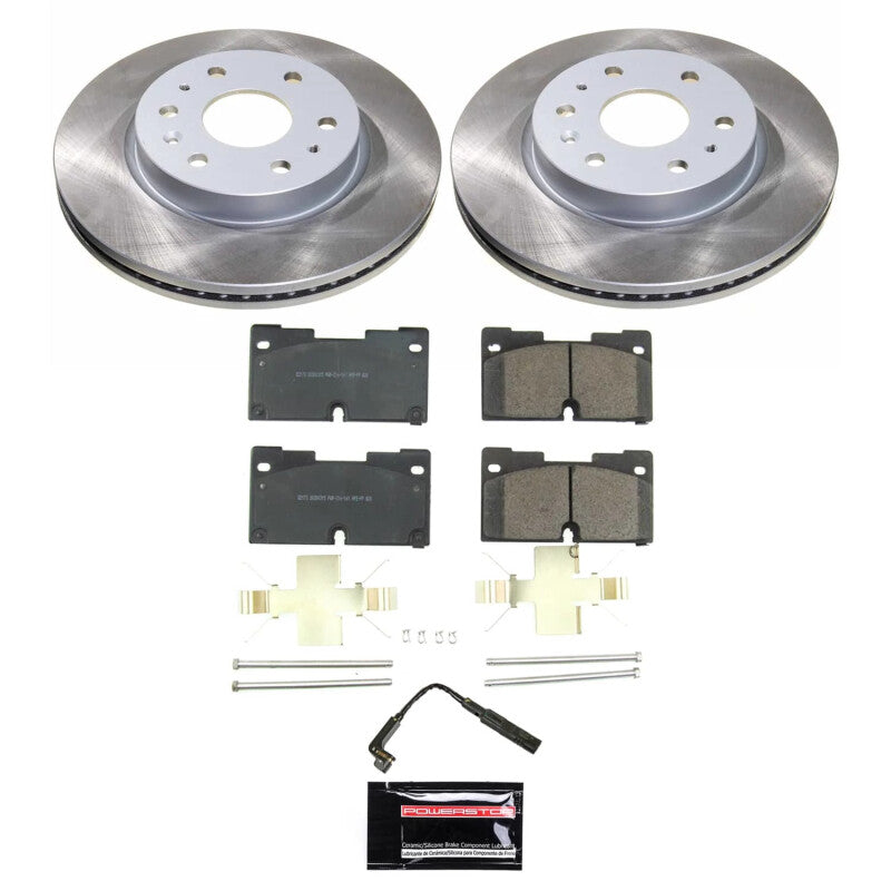 PowerStop 21-23 GMC Yukon XL Front Semi-Coated Rotor Kit (SC8172)