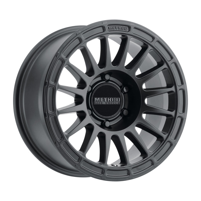 (set of 4) Method MR314 Matte Black | 17x8.5" +0mm | 6x135mm Wheel
