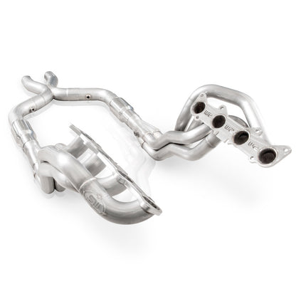 Stainless Works 1-7/8in Primaries 3in X-Pipe High-Flow Cats | Mustang GT (11-14) (M12HDRCATX)