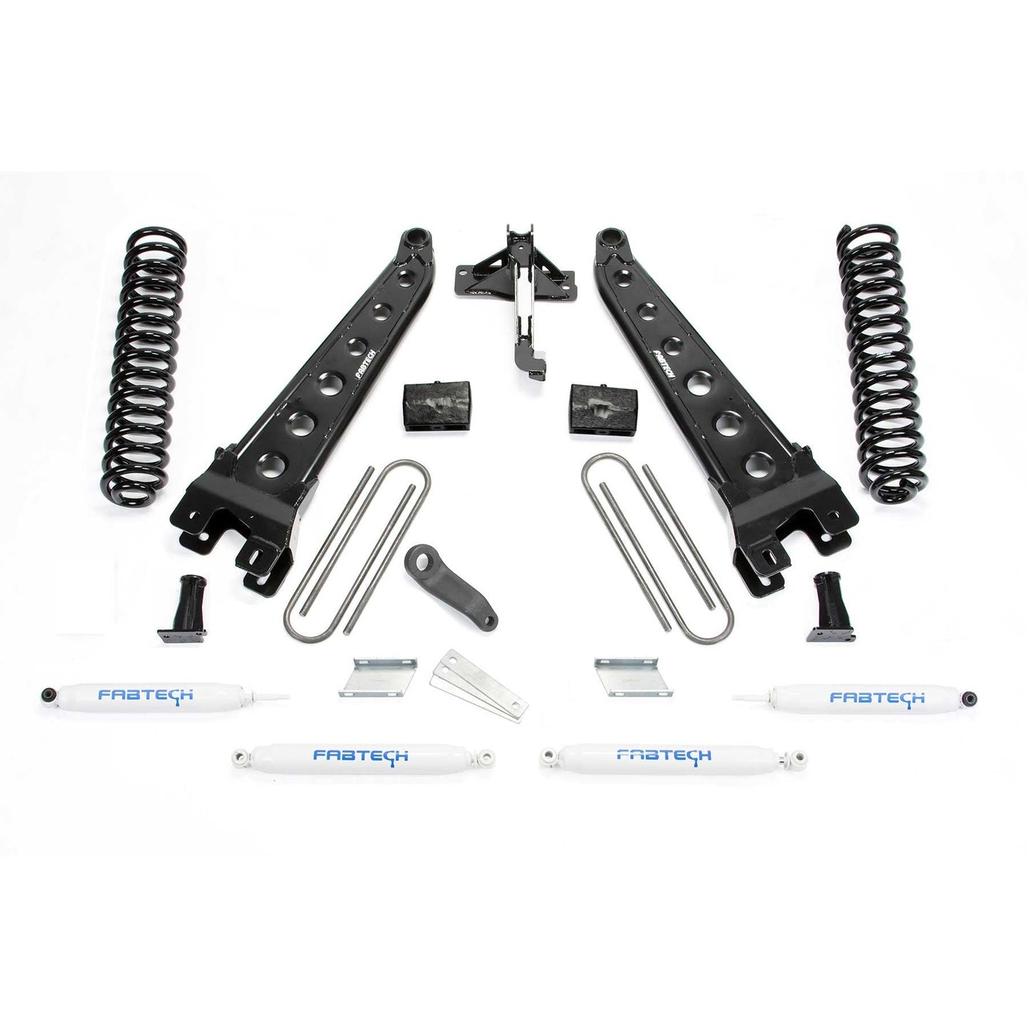 Fabtech 6" Radius Arm System w/ Coils & Performance Shocks | Ford F250/F350 4WD Gas (17-21) (K2256)