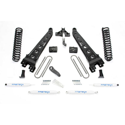 Fabtech 6" Radius Arm System w/ Coils & Performance Shocks | Ford F250/F350 4WD Gas (17-21) (K2256)