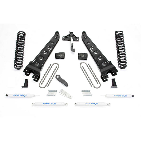 Fabtech 6" Radius Arm System w/ Coils & Performance Shocks | Ford F250/F350 4WD Gas (17-21) (K2256)