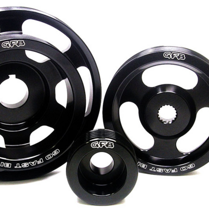 Go Fast Bits 3 pc Underdrive/Non-Underdrive Pulley Kit | Subaru WRX (08+) / WRX STI / Forester (09+) / LGT (03-09) (2014)