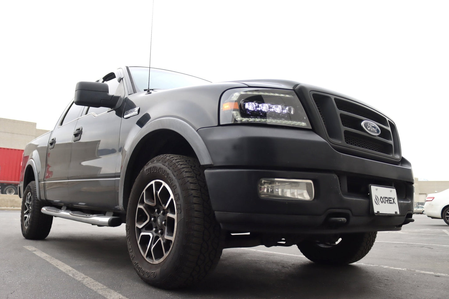 AlphaRex 04-08 Ford F150 / 06-08 Lincoln Mark LT NOVA-Series LED Projector Headlights Alpha-Black