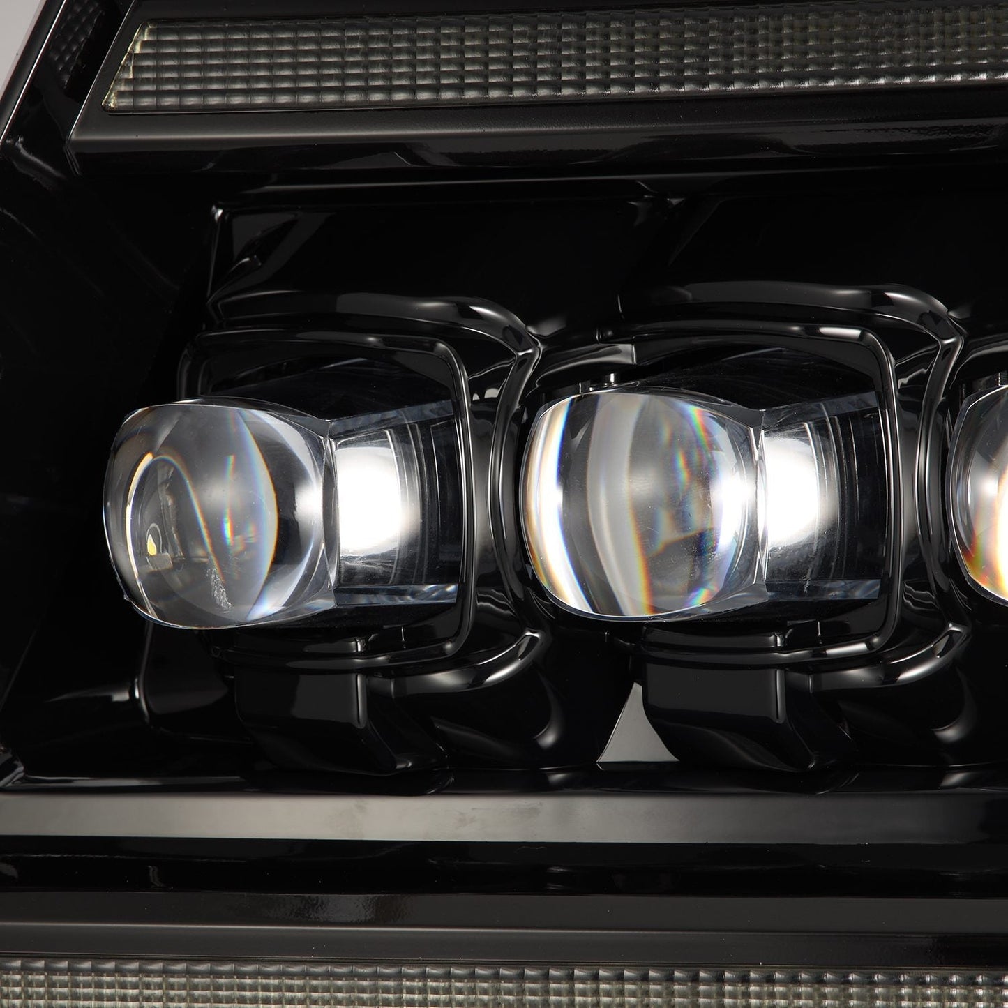 AlphaRex 04-08 Ford F150 / 06-08 Lincoln Mark LT NOVA-Series LED Projector Headlights Alpha-Black