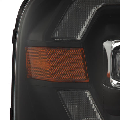 AlphaRex 04-08 Ford F150 / 06-08 Lincoln Mark LT NOVA-Series LED Projector Headlights Black