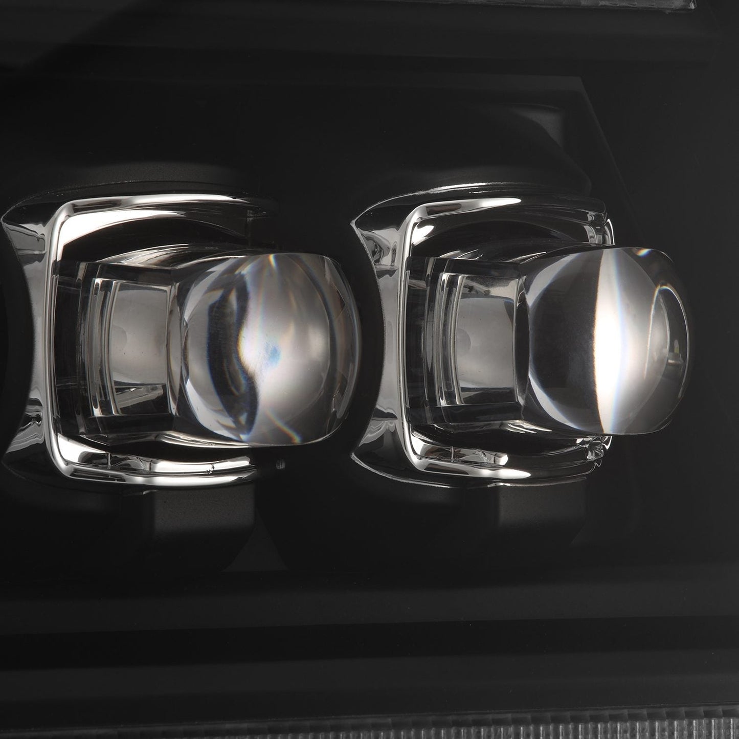 AlphaRex 04-08 Ford F150 / 06-08 Lincoln Mark LT NOVA-Series LED Projector Headlights Black