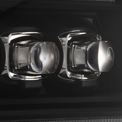 AlphaRex 04-08 Ford F150 / 06-08 Lincoln Mark LT NOVA-Series LED Projector Headlights Black