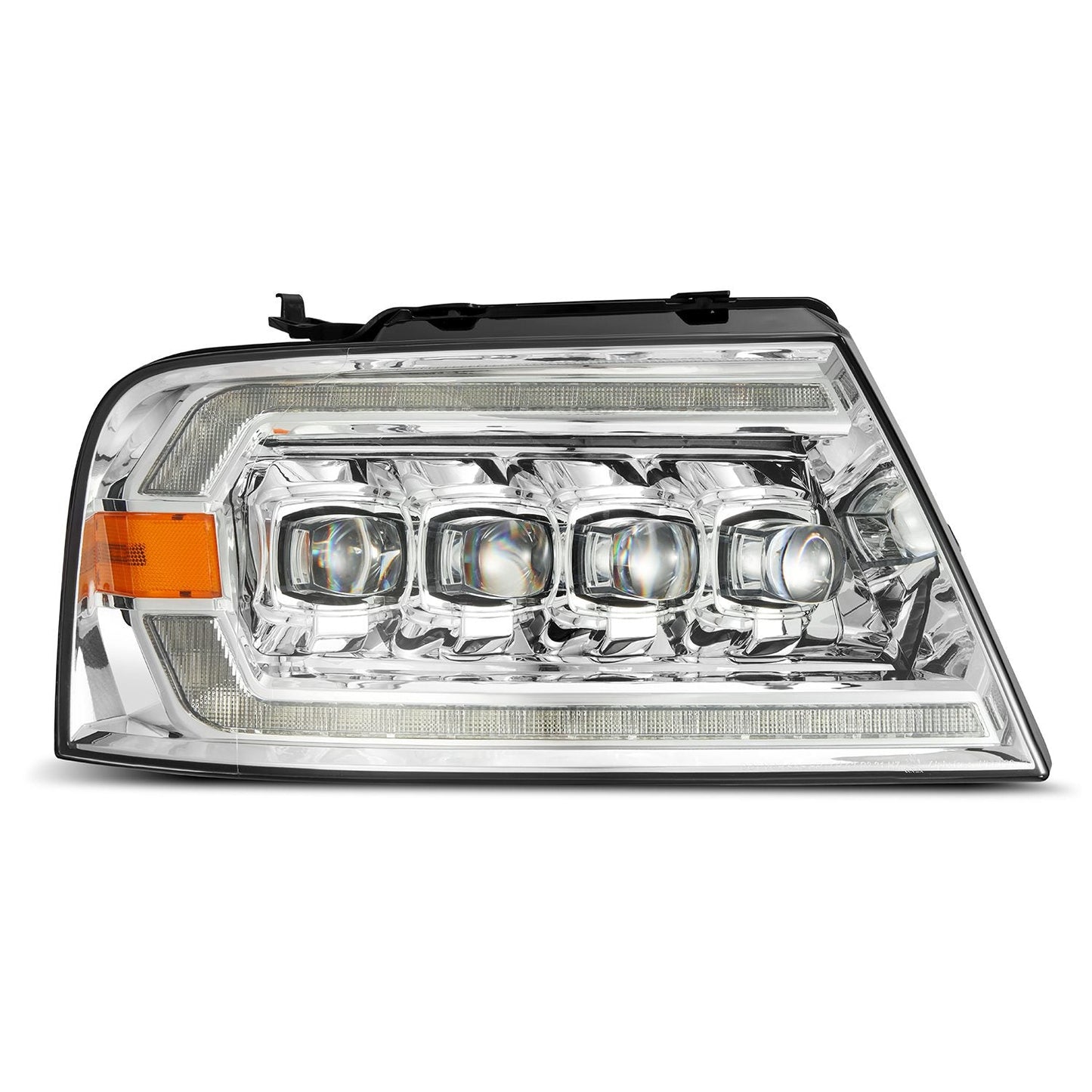 AlphaRex 04-08 Ford F150 / 06-08 Lincoln Mark LT NOVA-Series LED Projector Headlights Chrome