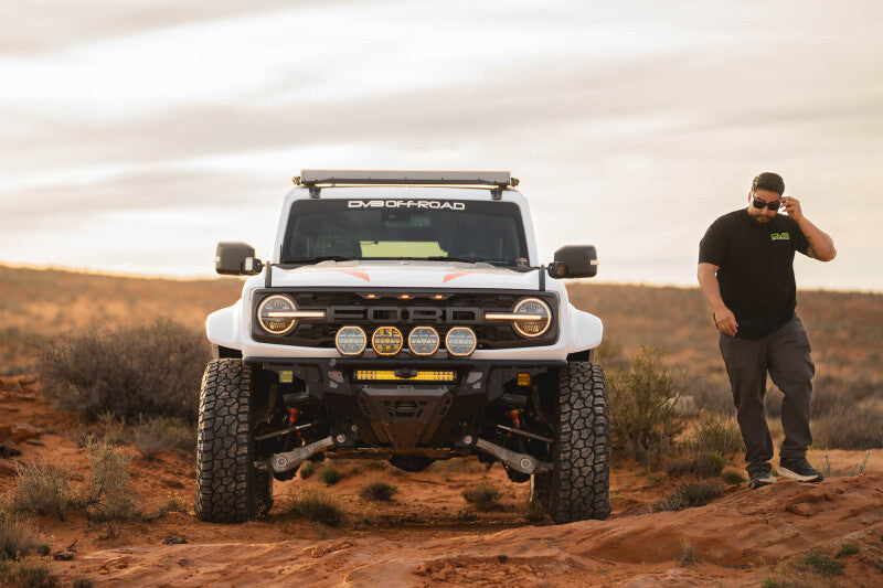 DV8 Offroad FBFR-02 Tube Front Bumper for 22-26 Ford Bronco Raptor