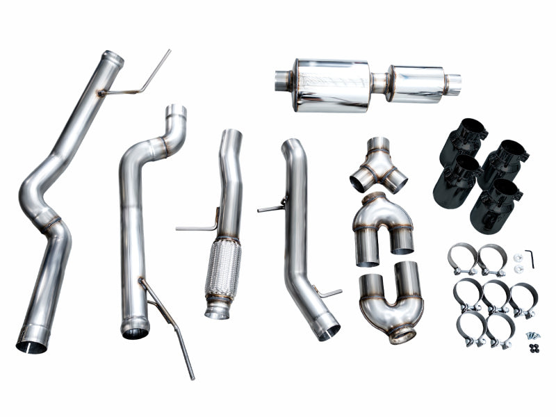 AWE Tuning 3" Split Rear Exit Catback Exhaust | GMC Tahoe/Yukon 21+ (3015-43006)