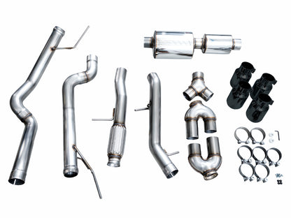 AWE Tuning 3" Split Rear Exit Catback Exhaust | GMC Tahoe/Yukon 21+ (3015-43006)