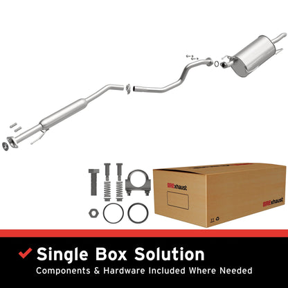 BRExhaust 2013-2019 Nissan Sentra 1.8L Direct-Fit Replacement Exhaust System
