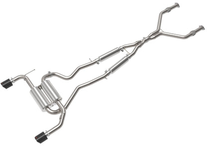 aFe Takeda 2.5in SS Cat-Back Exhaust | Infiniti Q50 3.7L (14-15) (49-36136-C)