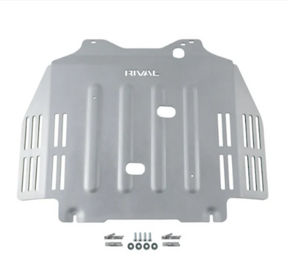 Rival 2021-2025 Toyota Tundra  Aluminum Transmission Catalytic Converter Skid Plate