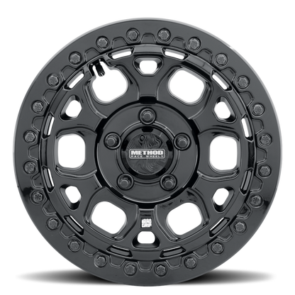 (set of 4) Method Wheels MR416 Gloss Black | 15x7" +55mm | 5x4.5mm Wheel