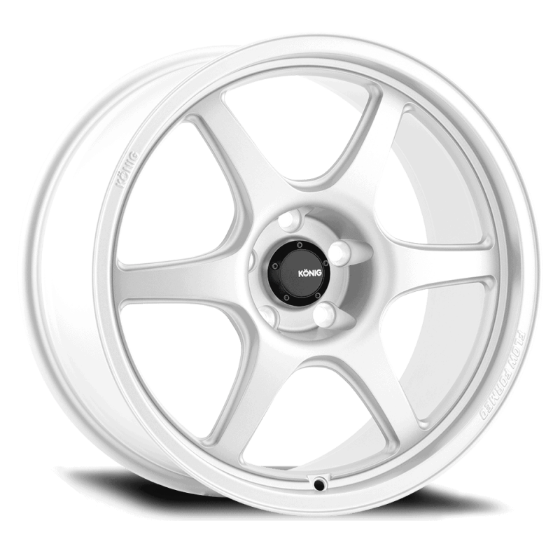 Konig Hexaform Gloss White | 15x8" +25mm | 4x100mm Wheel
