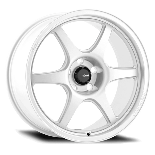 Konig Hexaform Gloss White | 15x8" +25mm | 4x100mm Wheel