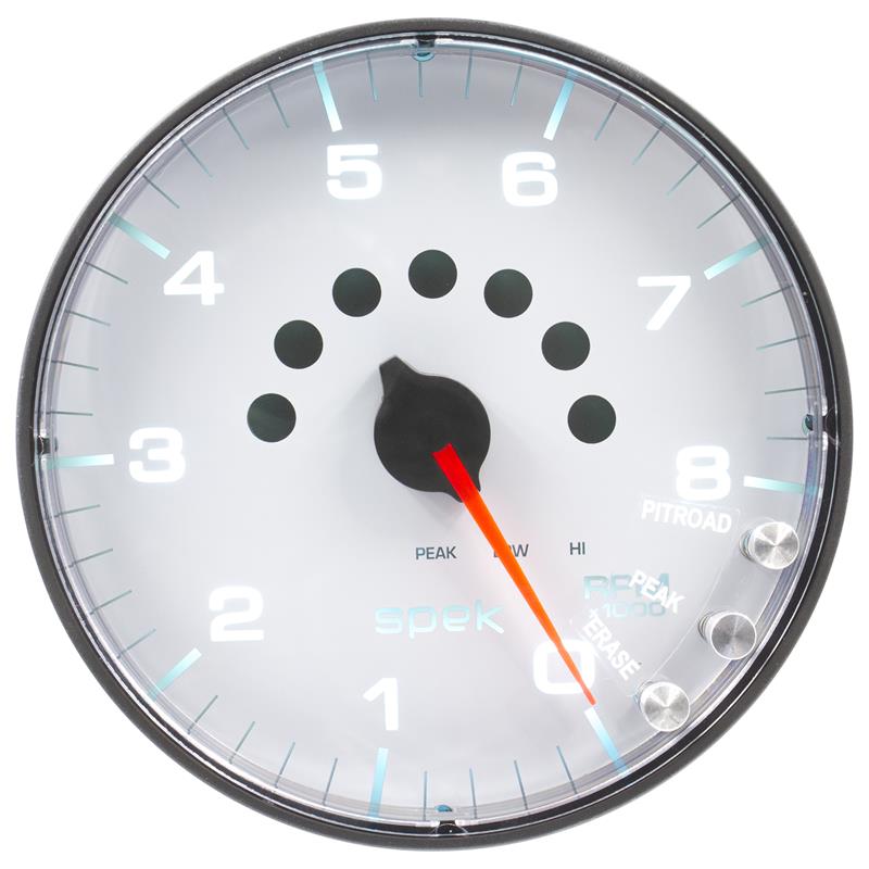 Autometer Spek-Pro 5" Tachometer W/Shift Light 8K RPM
