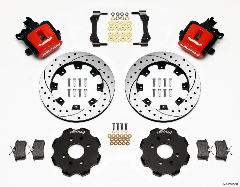 Wilwood Rear Parking Brake Caliper Kit | 2.39" Axle Offset 12.19" Rotors (140-10207)