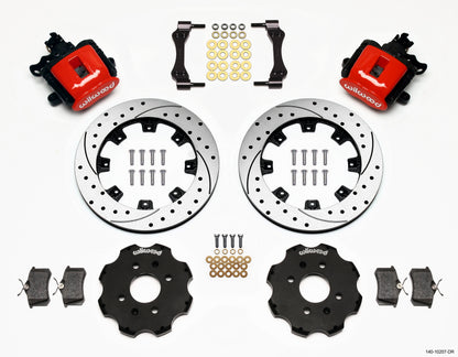 Wilwood Rear Parking Brake Caliper Kit | 2.39" Axle Offset 12.19" Rotors (140-10207)