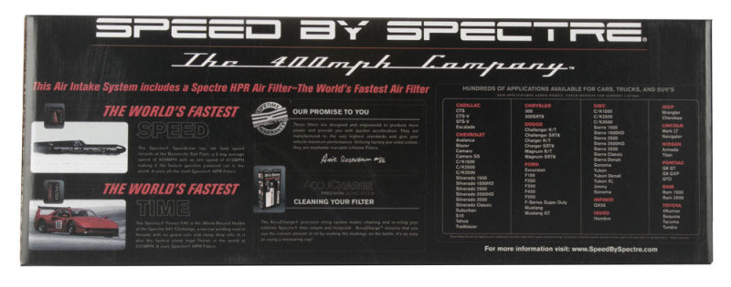 Spectre 10-11 Chevy Camaro V6-3.6L F/I Air Intake | (9909)