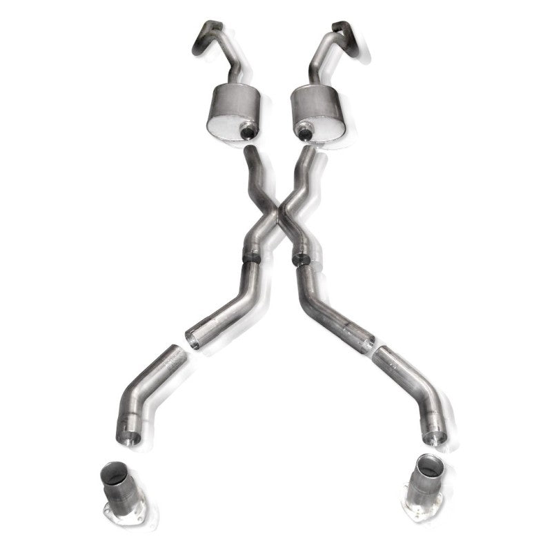 Stainless Works 2.5in Stainless Exhaust with X-Pipe | Chevrolet Camaro (67-69) (CA676925CSAR)