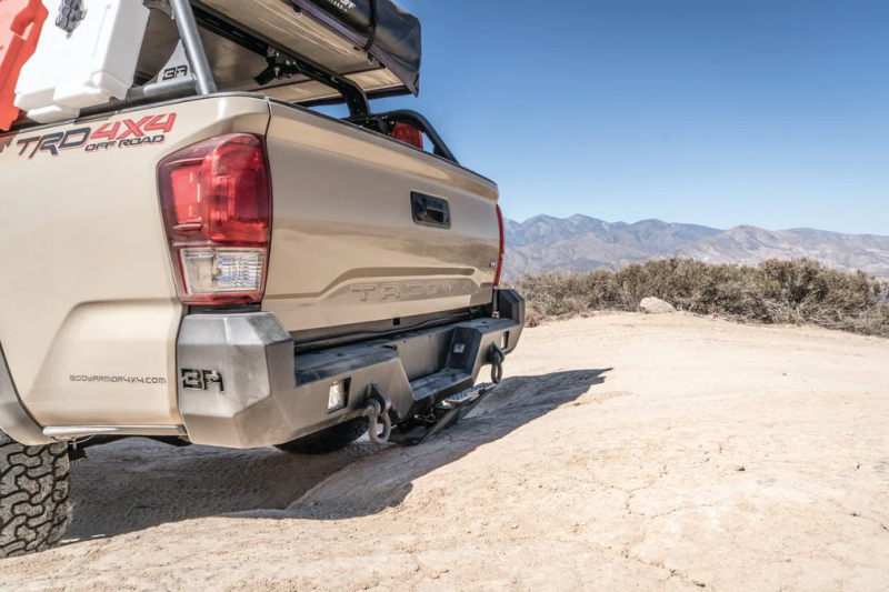 Body Armor 4x4 TC-2963 Pro Series Rear Bumper for 2016-2023 Toyota Tacoma