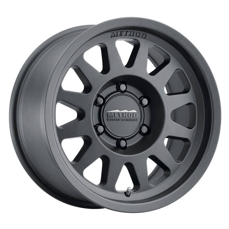 (set of 4) Method MR704 Matte Black | 17x8.5" +0mm | 6x135mm Wheel