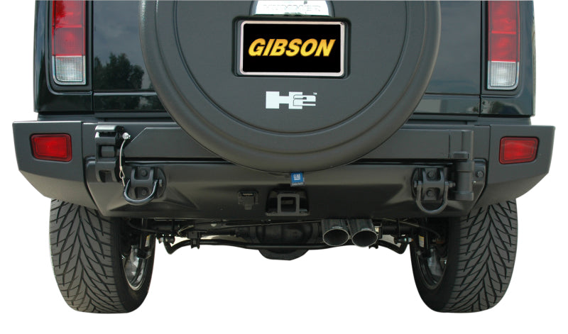 Gibson Stainless 2.25in Dual Sport Cat-Back Exhaust | Hummer H2 Base 6.2L (08-09) (612001)