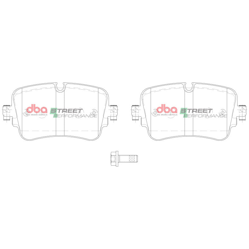 DBA Rear Street Performance Brake Pads | Audi A8 Quattro (19-21) (DB15031SP)