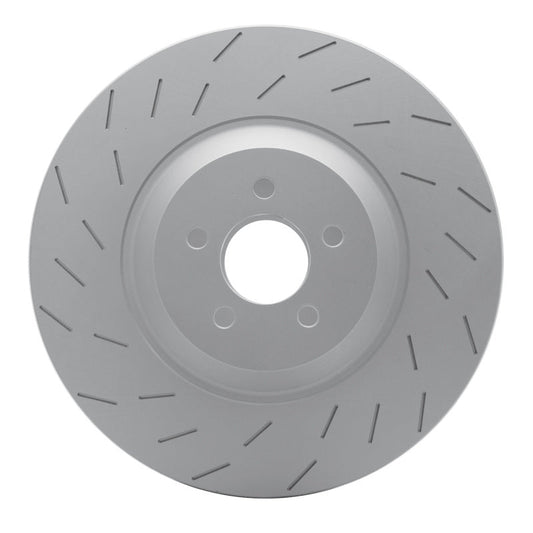 DFC GeoSPEC Coated Slotted Rotor (FRONT): Dodge Challenger 3.6L / 5.7L (15-20)
