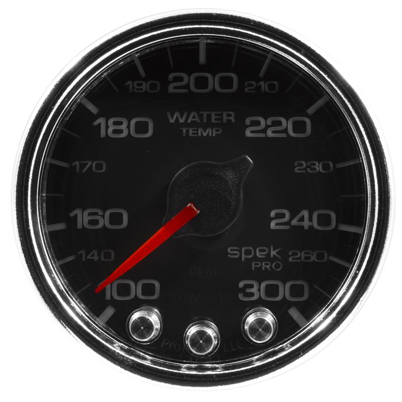 Autometer Spek-Pro 2 & 1/16" Water Temp Gauge 100-300F
