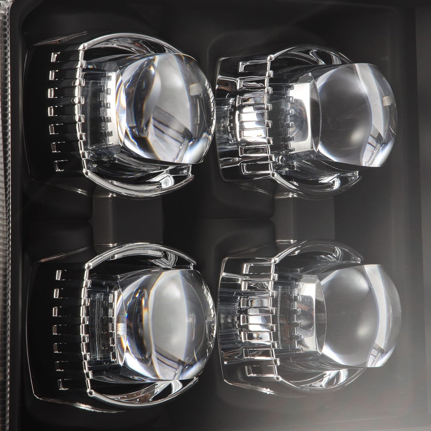 AlphaRex 05-07 Ford Super Duty/Excursion NOVA-Series LED Projector Headlights Alpha-Black