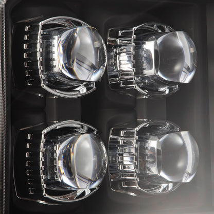 AlphaRex 05-07 Ford Super Duty/Excursion NOVA-Series LED Projector Headlights Alpha-Black